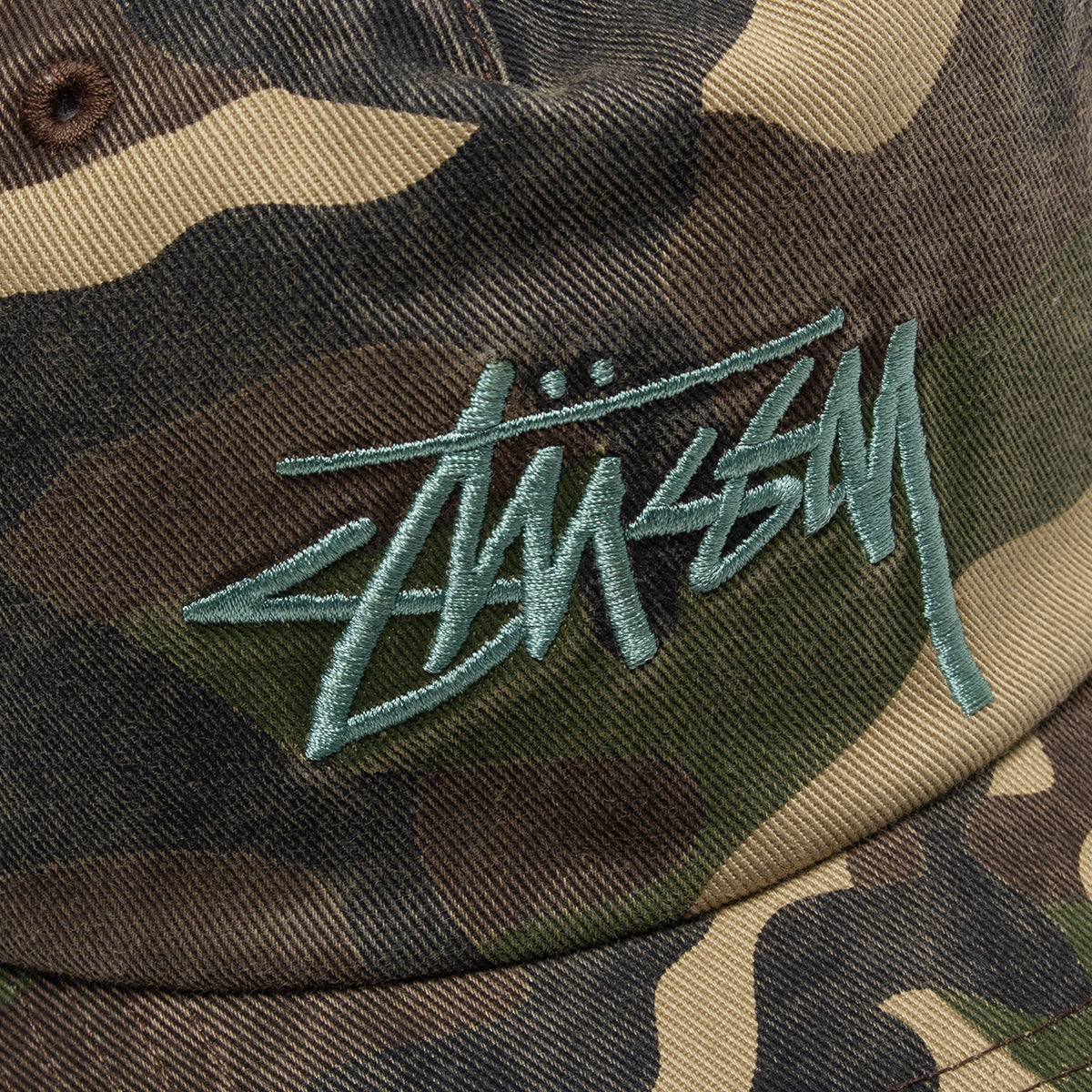 Stussy - Big Stock Mid Depth Hat
Style # 1311209
Color : Woodland Camo