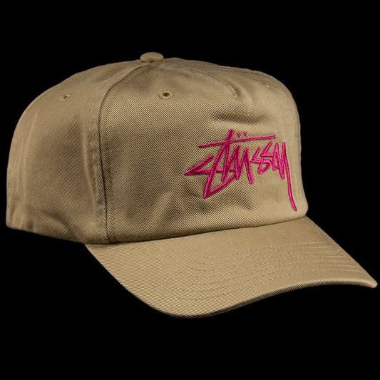 Stussy - Big Stock Mid Depth Hat
Style # 1311209
Color : Khaki