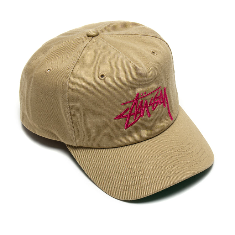 Stussy - Big Stock Mid Depth Hat
Style # 1311209
Color : Khaki