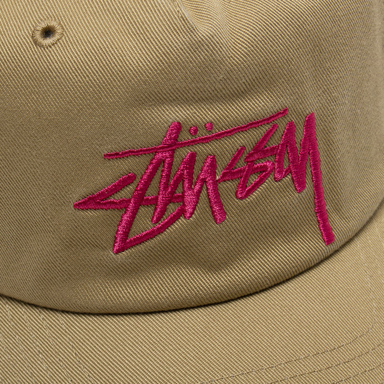 Stussy - Big Stock Mid Depth Hat
Style # 1311209
Color : Khaki