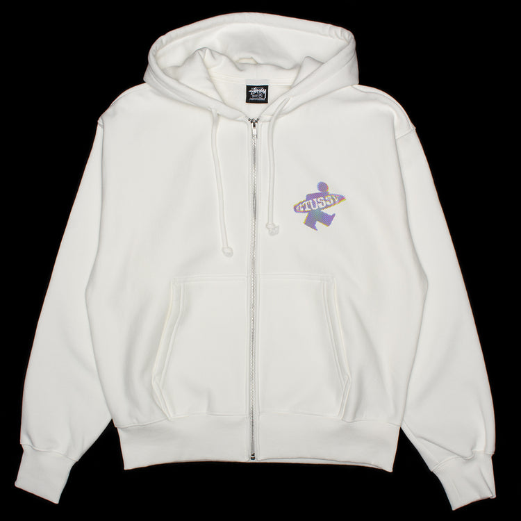 Stussy - Dot Surf Zip Hoodie
Style # 1975195
Color : Off White