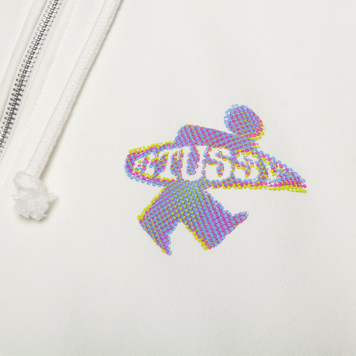 Stussy - Dot Surf Zip Hoodie
Style # 1975195
Color : Off White