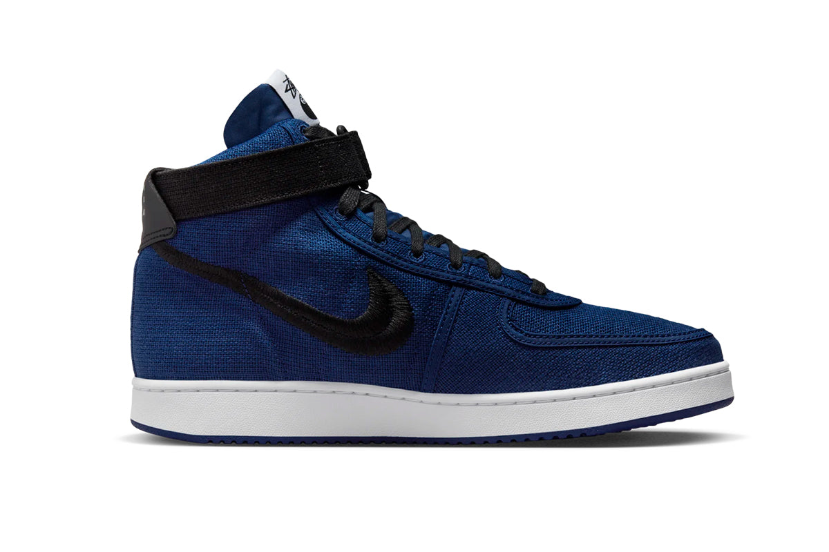 Nike x Stussy | Vandal Style # DX5425-400 Color : Deep Royal Blue / Black / White