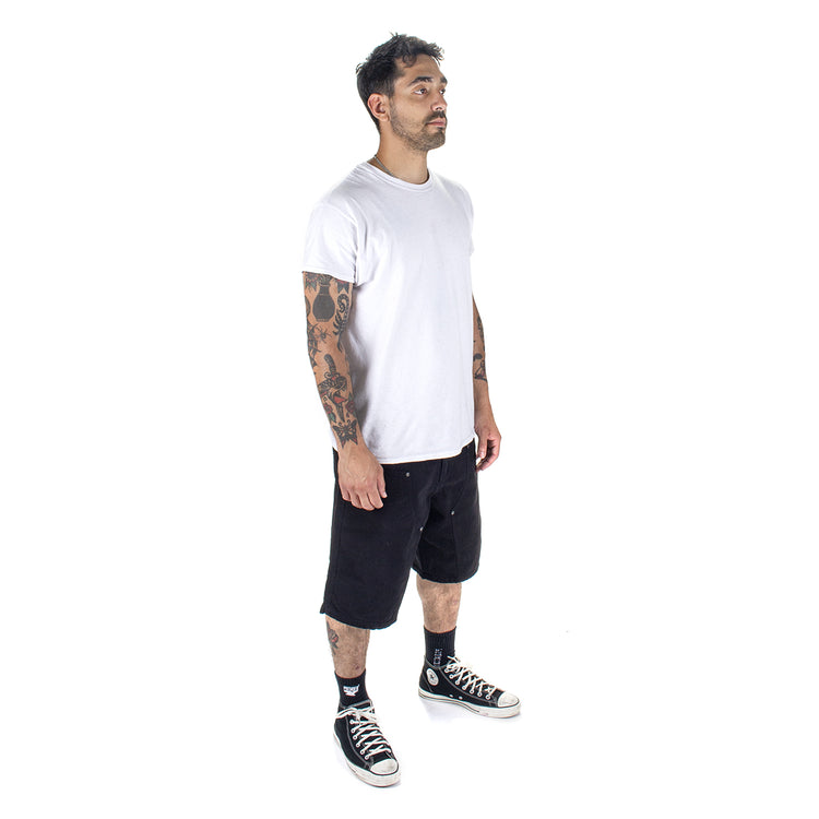 Fucking Awesome | Canvas Double Knee Short Color : Black