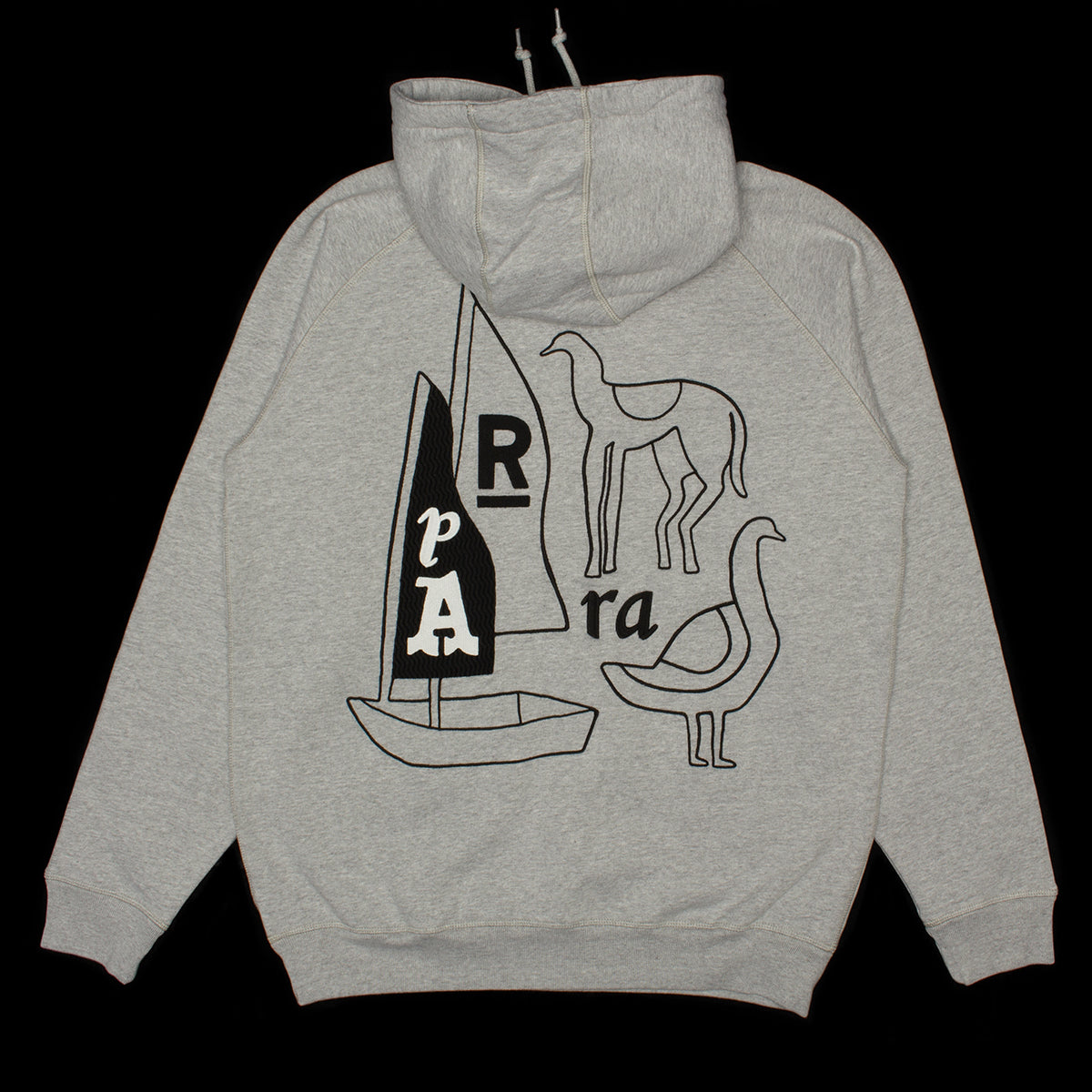 by Parra | The Riddle Hooded Sweatshirt Color : Heather Grey