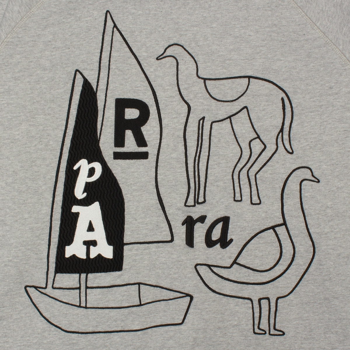 by Parra | The Riddle Hooded Sweatshirt Color : Heather Grey