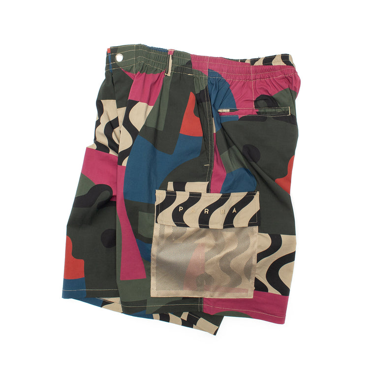 by Parra | Distorted Camo Shorts Color : Pink