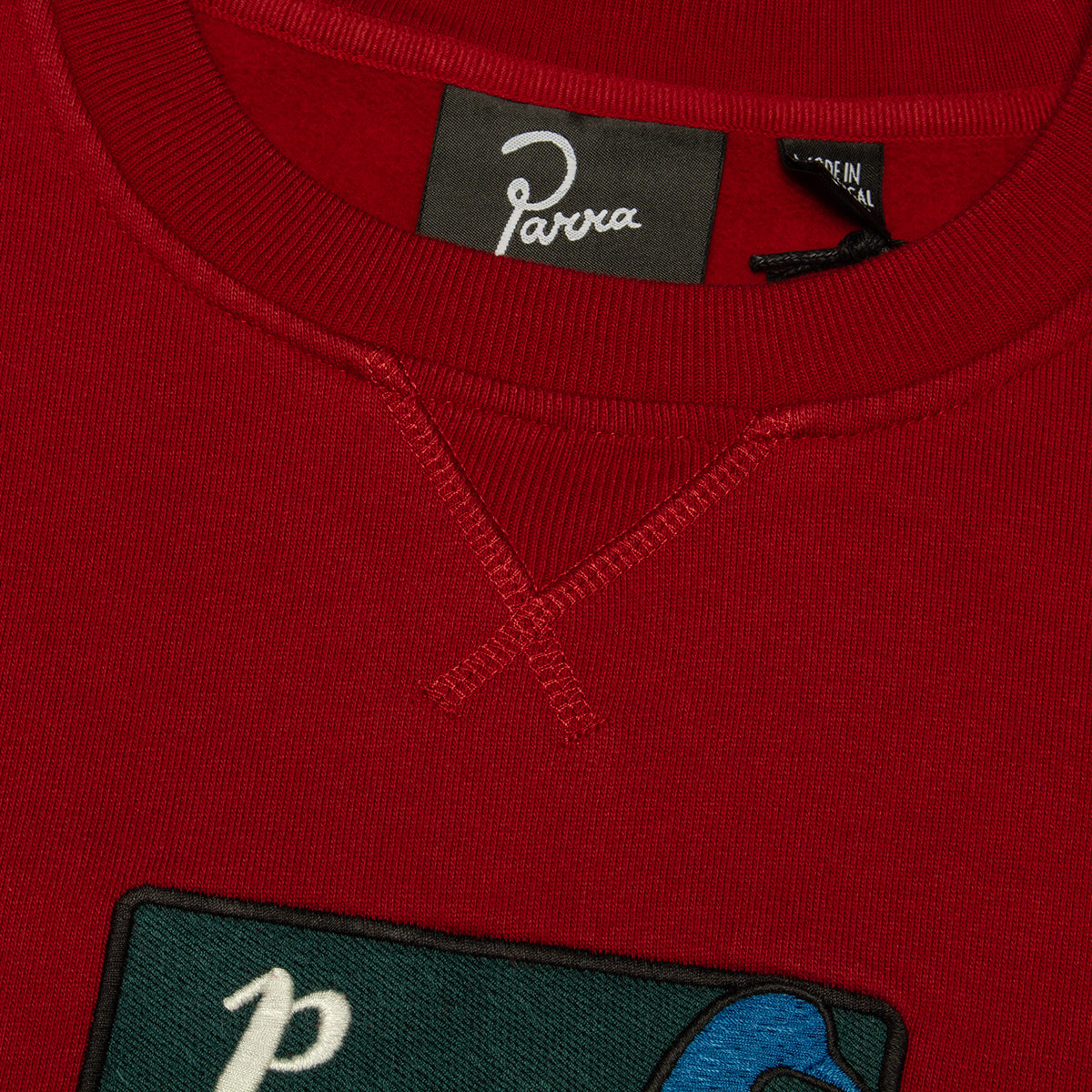 by Parra | The Great Goose Crewneck Sweatshirt Color : Beet Red