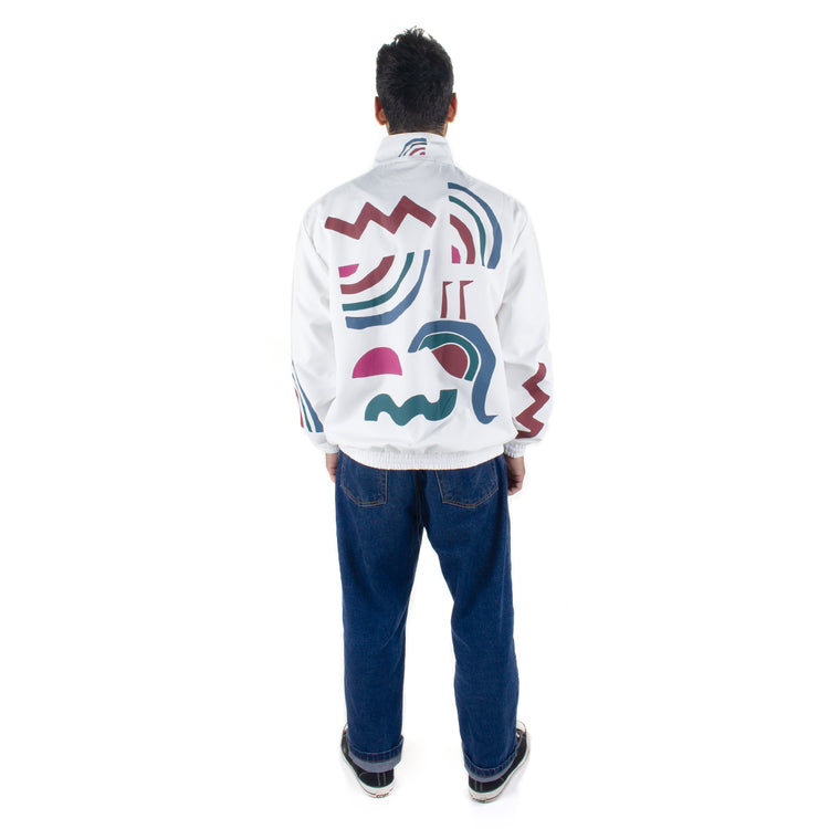 by Parra | Tennis Maybe? Track Jacket Color : White