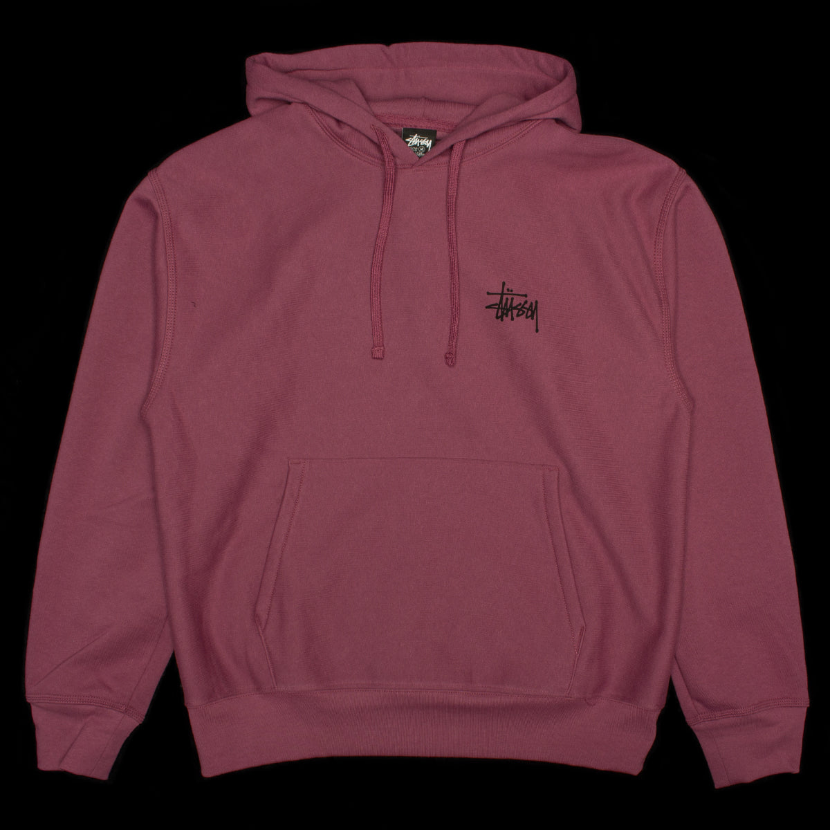 Stussy | Basic Stussy Hoodie Style # 1925000 Color : Berry