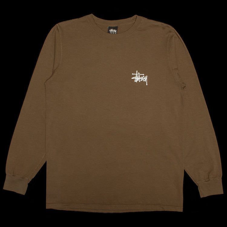 Basic Stussy Pigment Dyed L/S T-Shirt