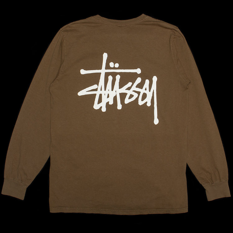 Basic Stussy Pigment Dyed L/S T-Shirt