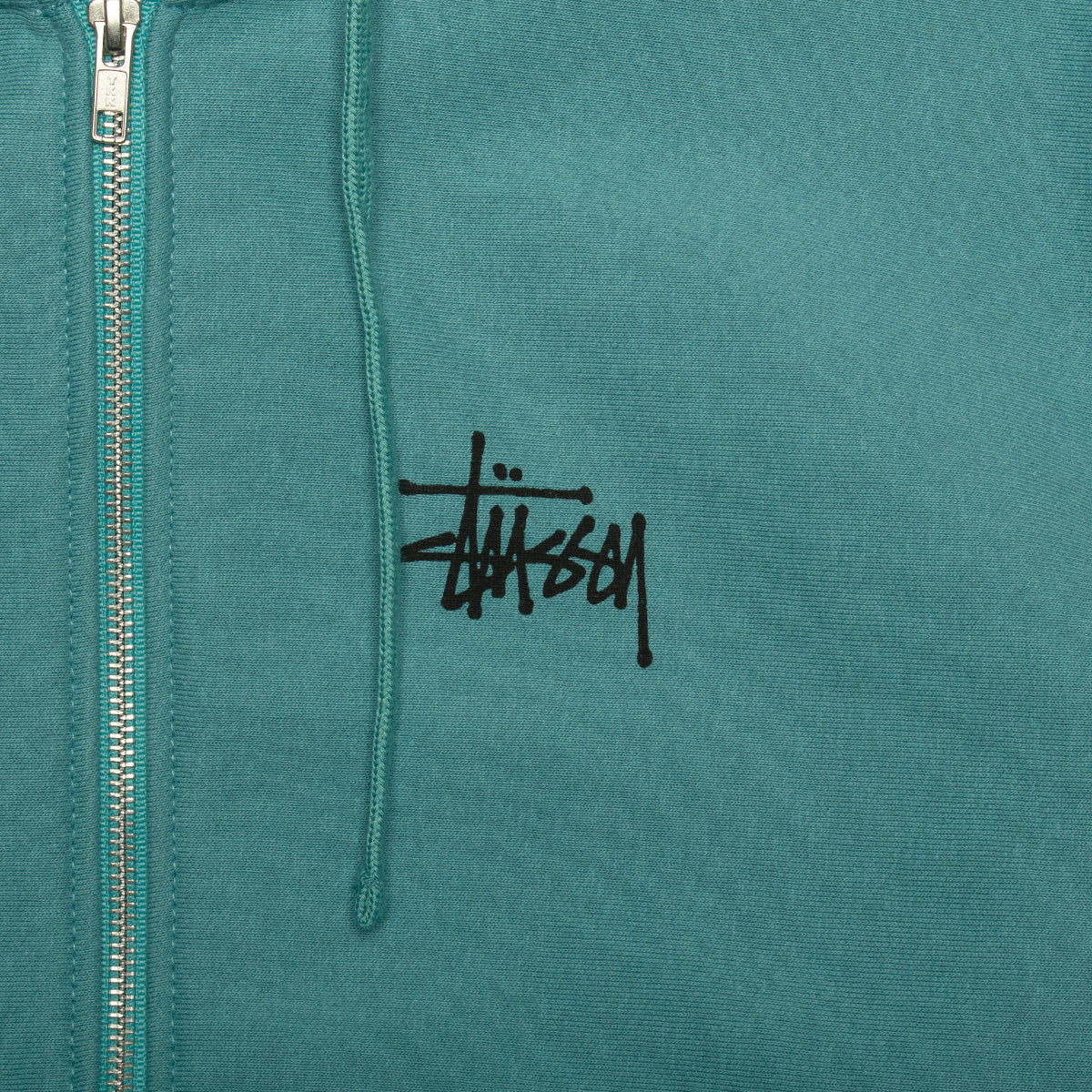 Stussy | Basic Stussy Zip Hoodie Style # 1975000 Color : Ocean