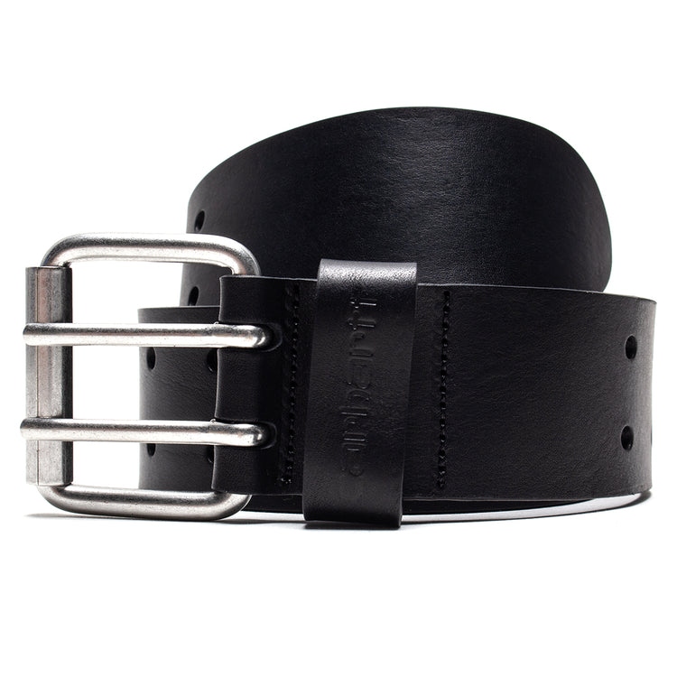 Carhartt WIP - Double Script Belt
Style # I036105-0M4
Color : Black / Silver