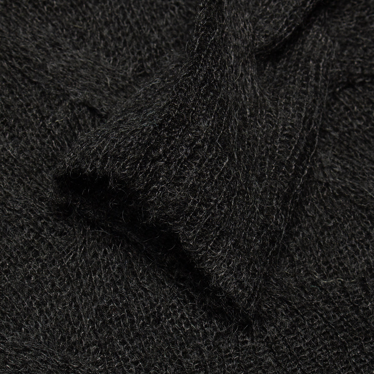 Stussy | Loose Knit Cross Cable Sweater Style # ≈ Color : Black