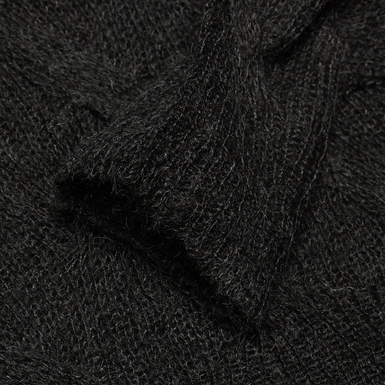 Stussy | Loose Knit Cross Cable Sweater Style # ≈ Color : Black