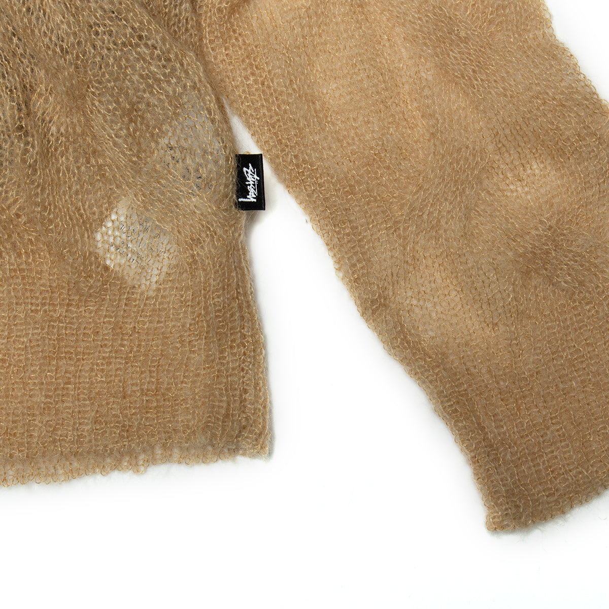 Stussy | Loose Knit Cross Cable Sweater Style # 117241 Color : Sand