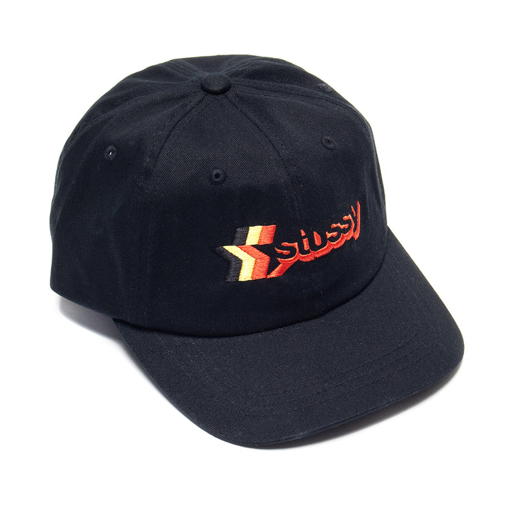 Stussy | 3 Star Low Pro Strapback Hat Style # 1311140 Color : Black