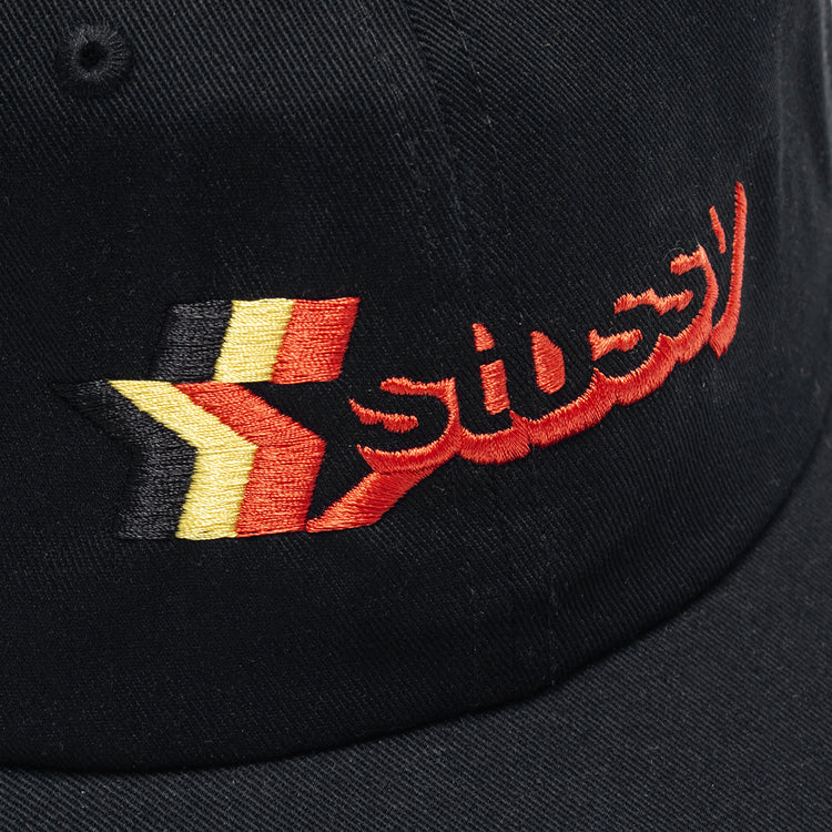 Stussy | 3 Star Low Pro Strapback Hat Style # 1311140 Color : Black