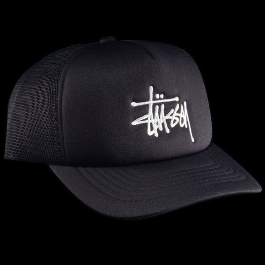 Stussy | Big Basic Trucker Hat Style # 1311088 Color : Black