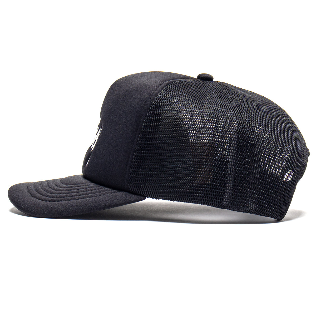 Stussy | Big Basic Trucker Hat Style # 1311088 Color : Black