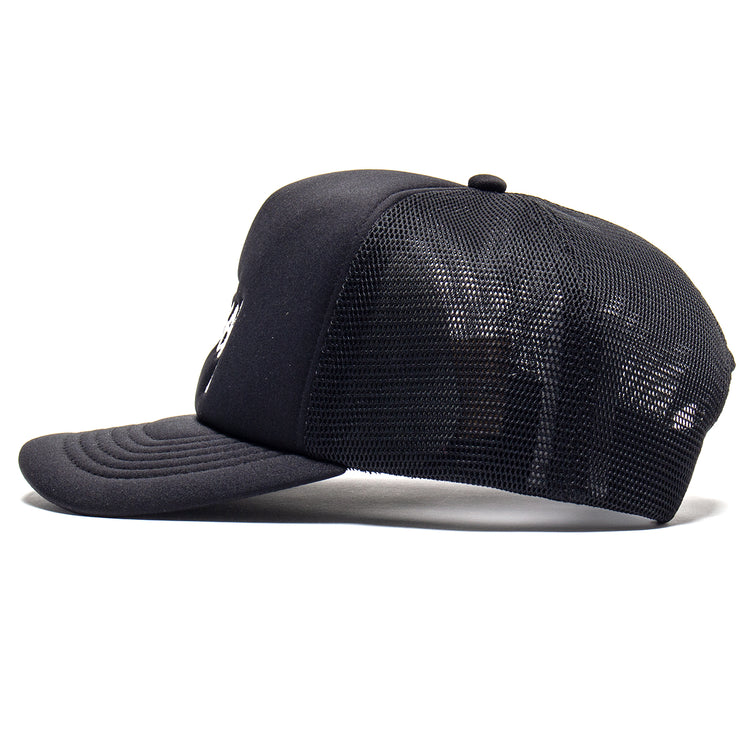 Stussy | Big Basic Trucker Hat Style # 1311088 Color : Black