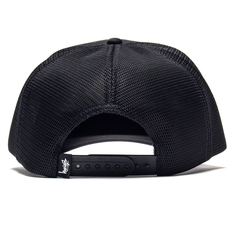 Stussy | Big Basic Trucker Hat Style # 1311088 Color : Black