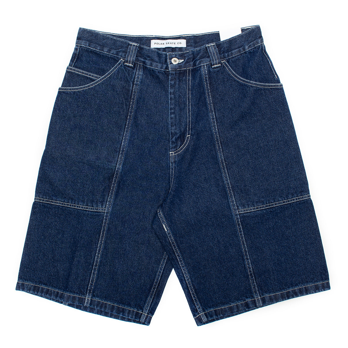 Polar Skate Co. - Jiro Shorts
Color : Dark Blue / White Stitching