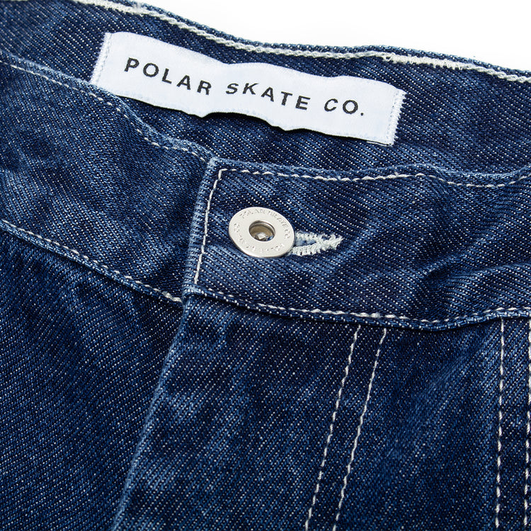 Polar Skate Co. - Jiro Shorts
Color : Dark Blue / White Stitching