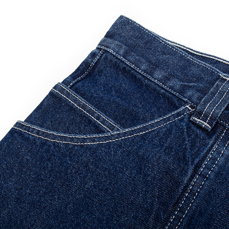 Polar Skate Co. - Jiro Shorts
Color : Dark Blue / White Stitching