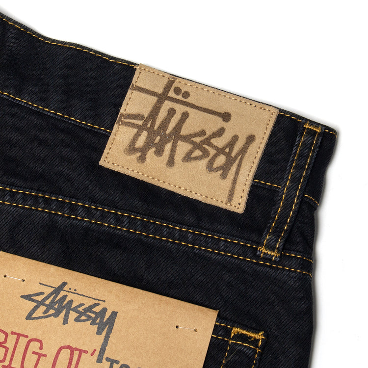 Stussy | Big Ol' Jean Washed Canvas Style # 116599 Color : Washed Black