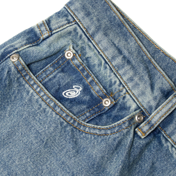 Stussy | Big Ol' Jean Washed Canvas Style # 116599 Color : Washed Blue