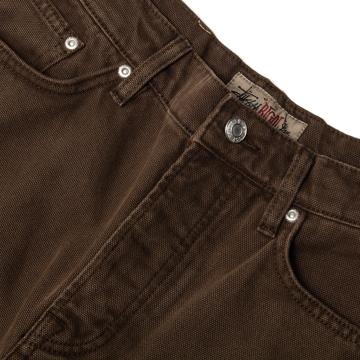 Stussy | Big Ol' Jean Washed Canvas Style # 116618 Color : Brown