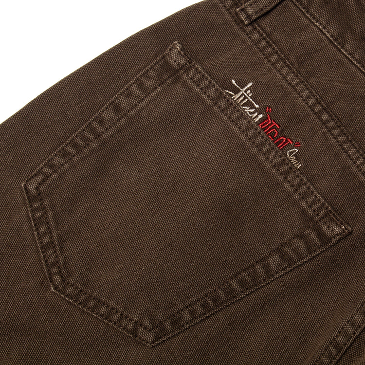 Stussy | Big Ol' Jean Washed Canvas Style # 116618 Color : Brown