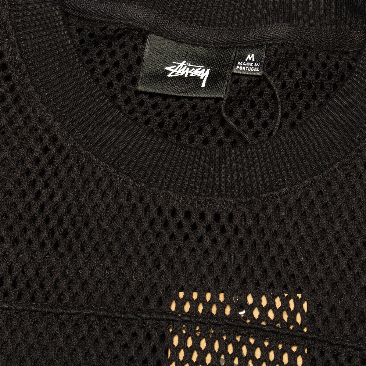 Stussy | Team Mesh Crew Style # 1140344 Color : Black