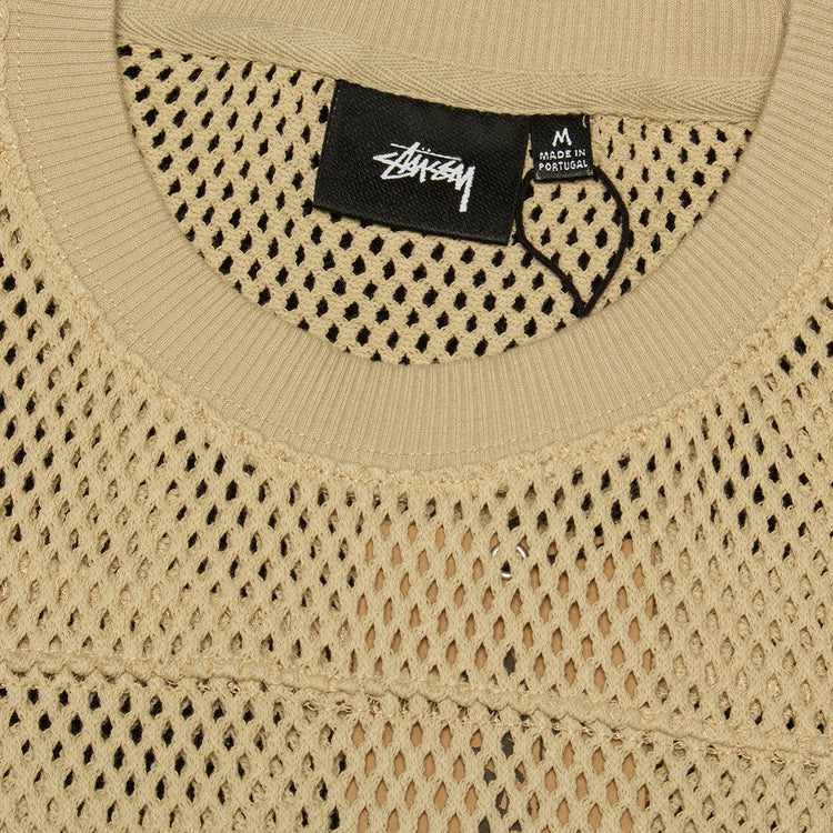 Stussy | Team Mesh Crew Style # 1140344 Color : Natural