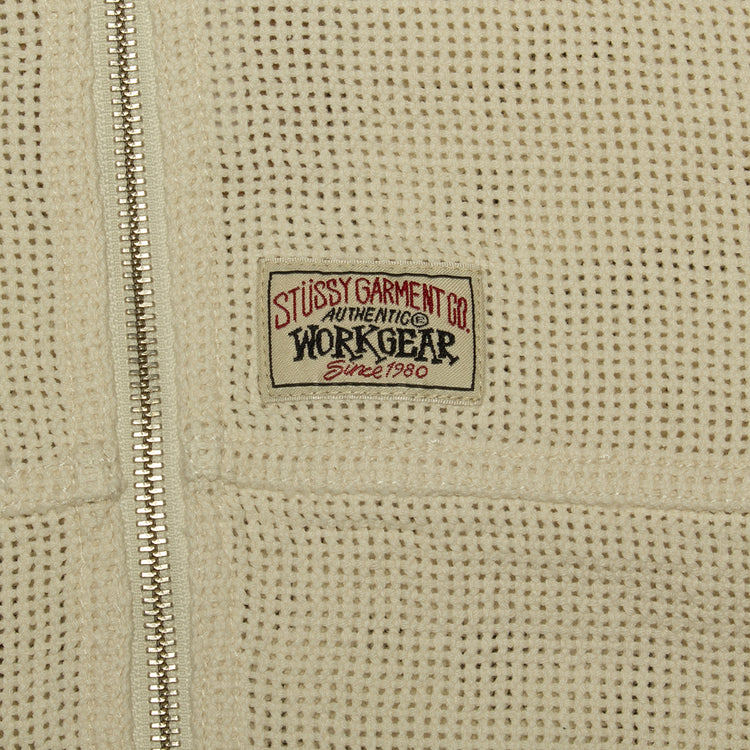 Stussy | Work Jacket Cotton Mesh Style # 115769 Color : Bone