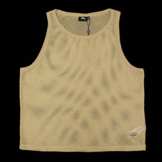 Stussy | Big Mesh Tank Style # 1140349 Color : Natural