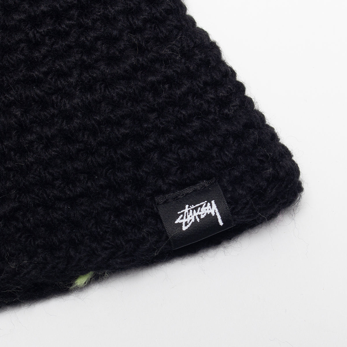 Stussy | Swirly S Knit Bucket Hat Style # 1321208 Color : Black