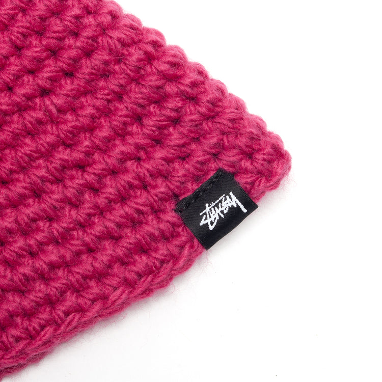 Stussy | Swirly S Knit Bucket Hat Style # 1321208 Color : Berry