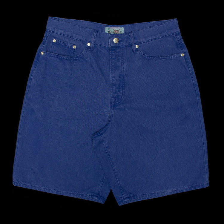 Stussy | Big Ol' Short Washed Canvas Style # 112277 Color : Baja Blue