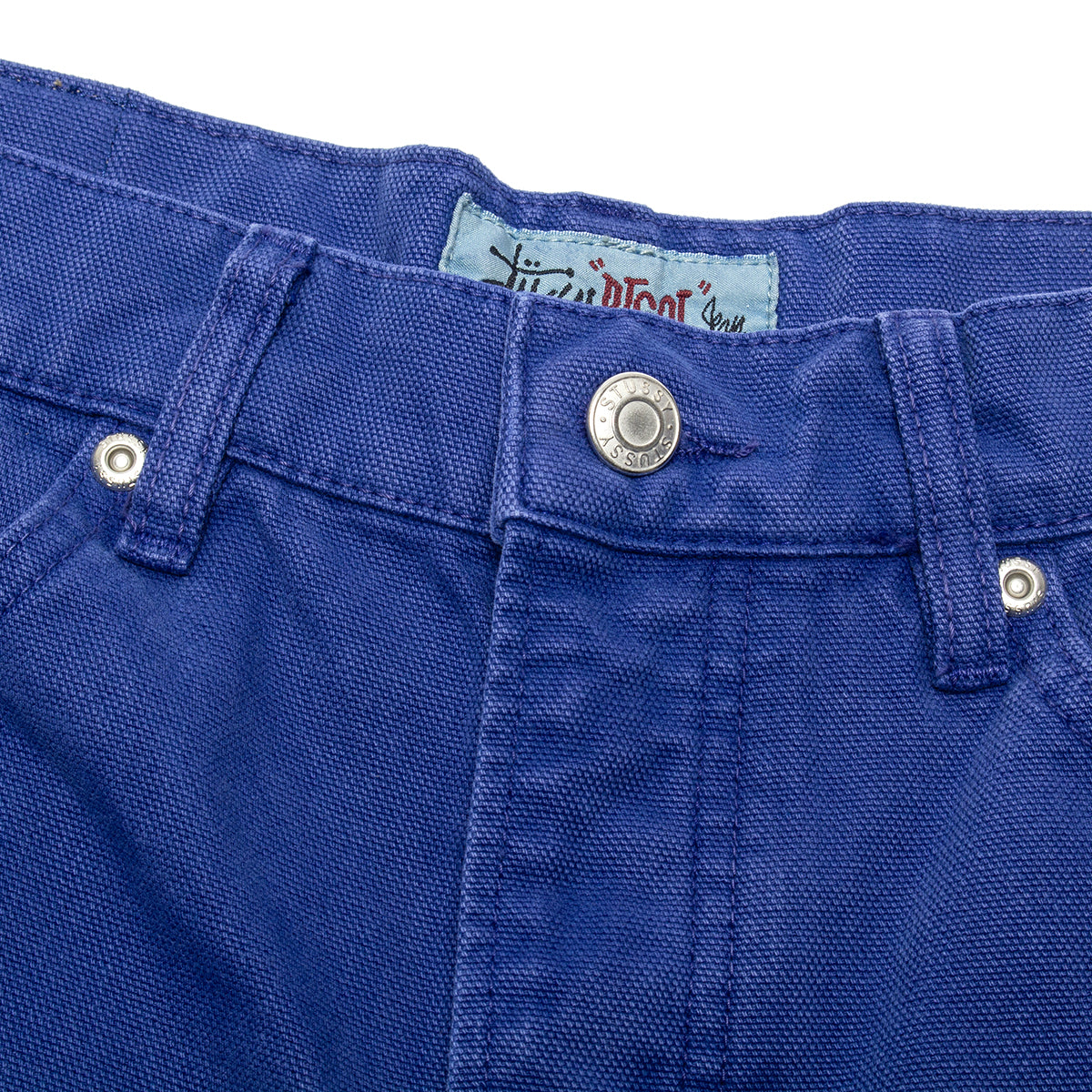 Stussy | Big Ol' Short Washed Canvas Style # 112277 Color : Baja Blue