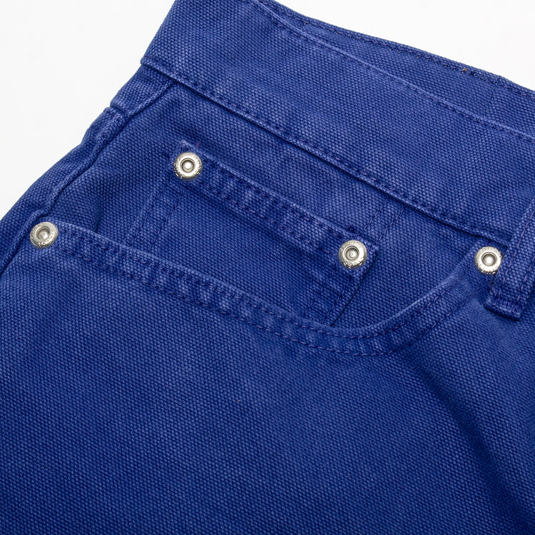 Stussy | Big Ol' Short Washed Canvas Style # 112277 Color : Baja Blue