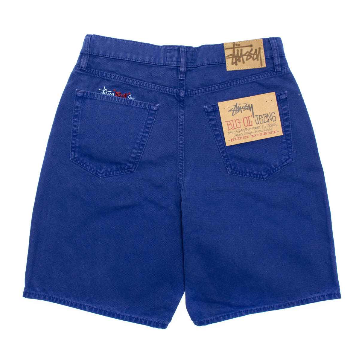 Stussy | Big Ol' Short Washed Canvas Style # 112277 Color : Baja Blue