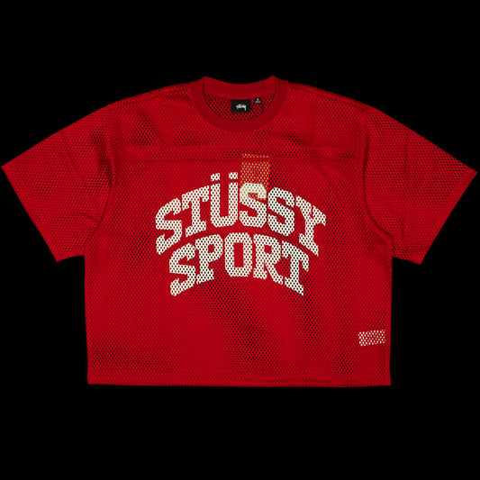 Stussy | Sport Mesh Crew Style # 1140346 Color : Red