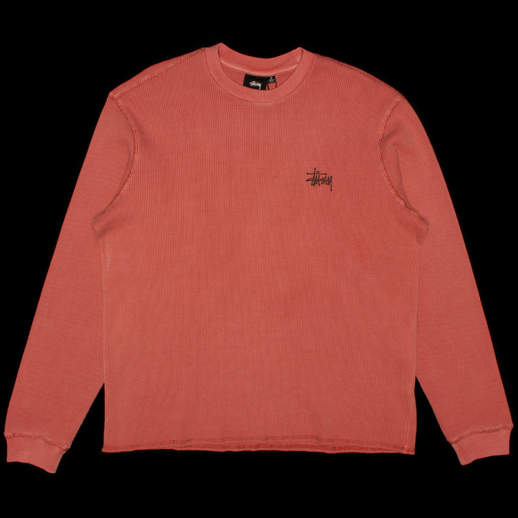 Stussy | Basic Stock L/S Thermal  Style # 1140314 Color : Berry