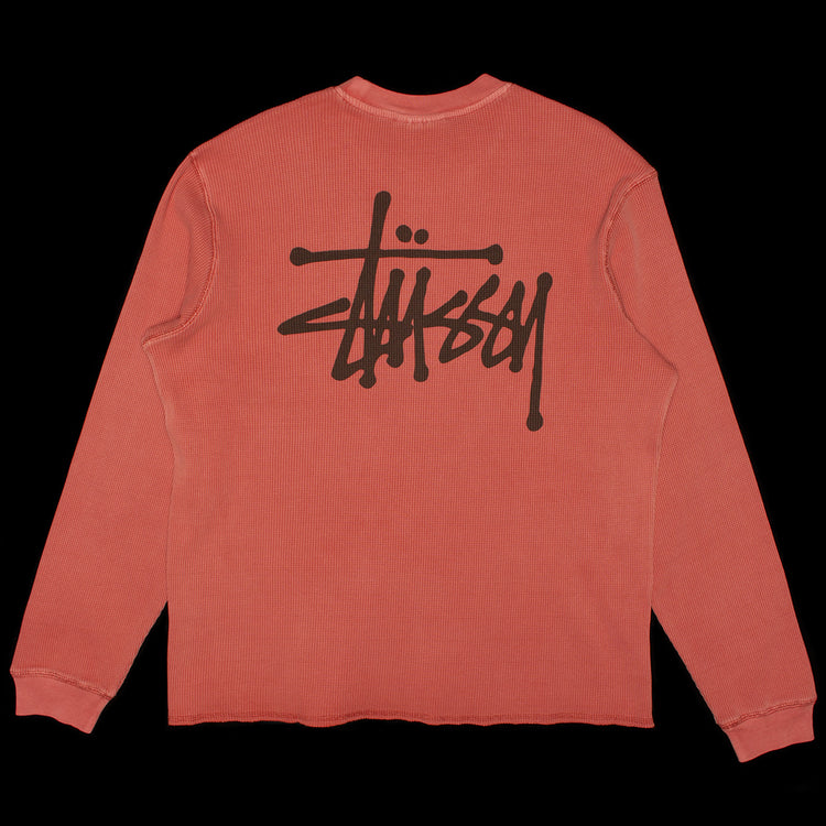 Stussy | Basic Stock L/S Thermal  Style # 1140314 Color : Berry