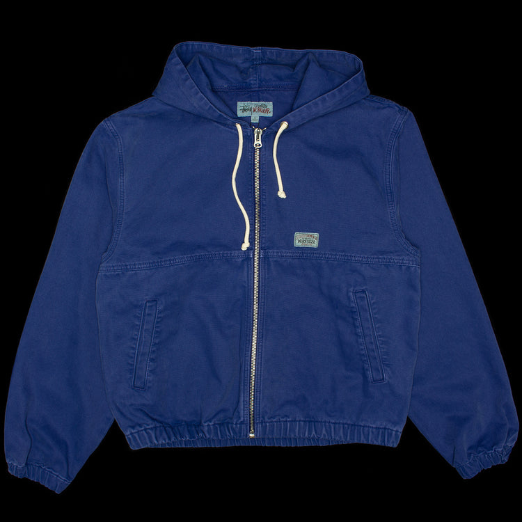 Stussy | Work Jacket Unlined Canvas Style # 115757 Color : Baja Blue