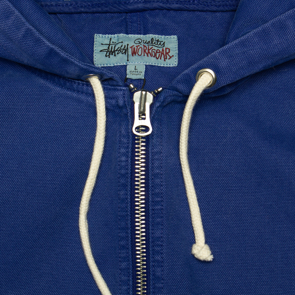 Stussy | Work Jacket Unlined Canvas Style # 115757 Color : Baja Blue