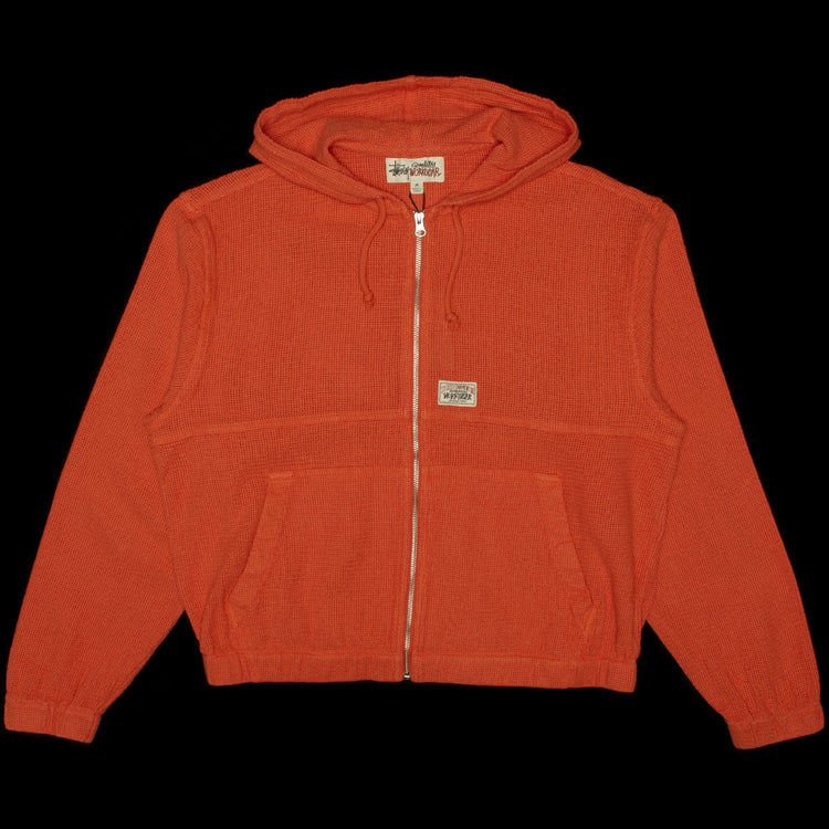 Stussy | Work Jacket Cotton Mesh Style # 115769 Color : Red Orange